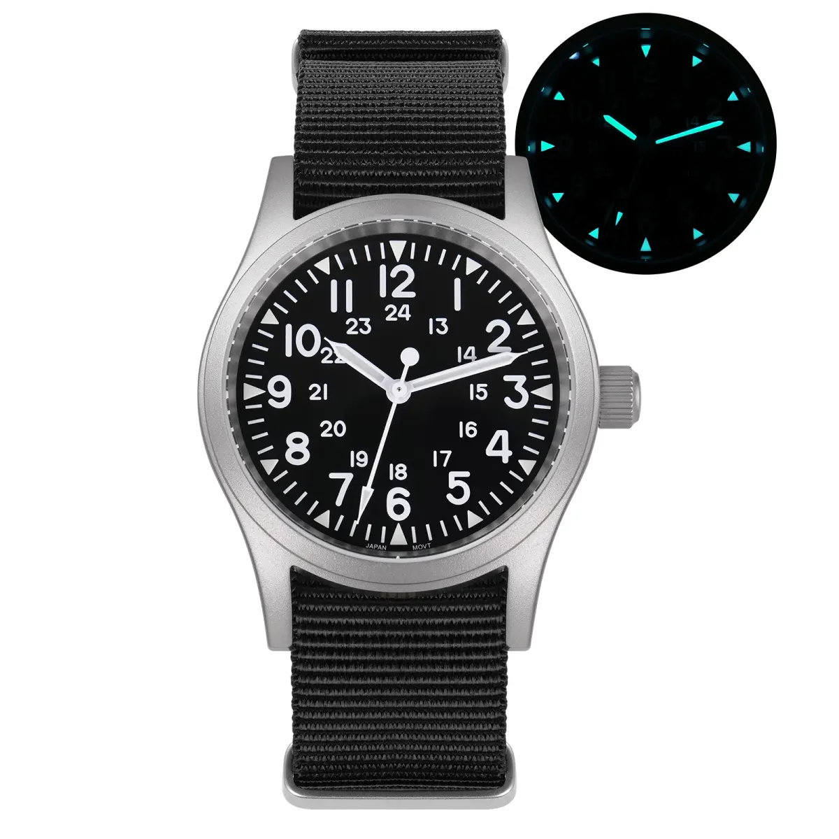 Montre Militado ML05B Quartz 38 mm – BL 2035