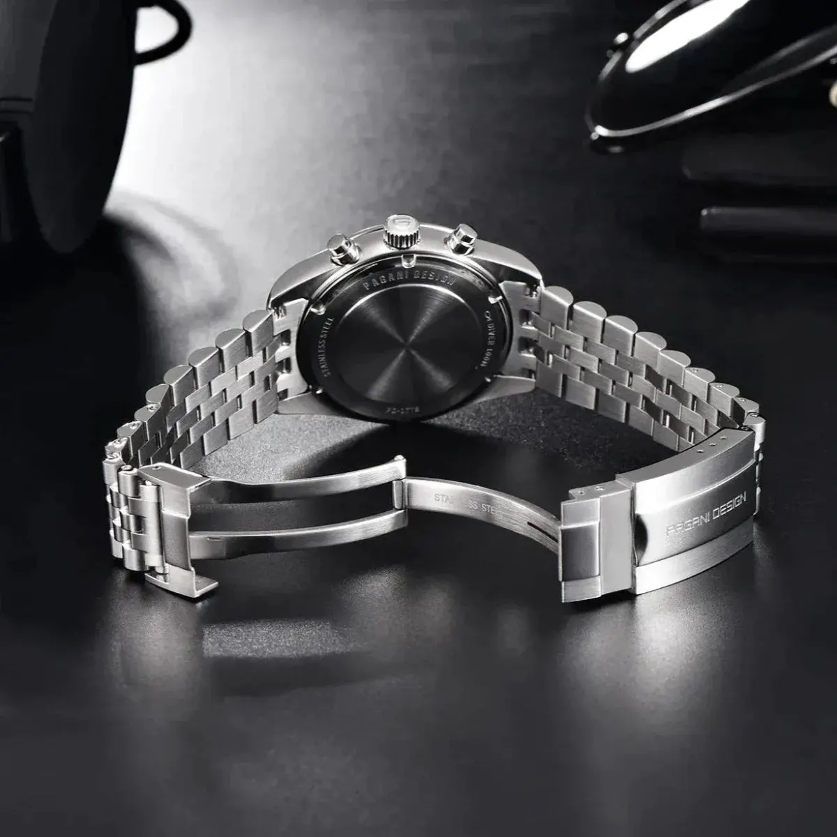 Montre Pagani Design Méca-quartz 37,5 mm – Bleu