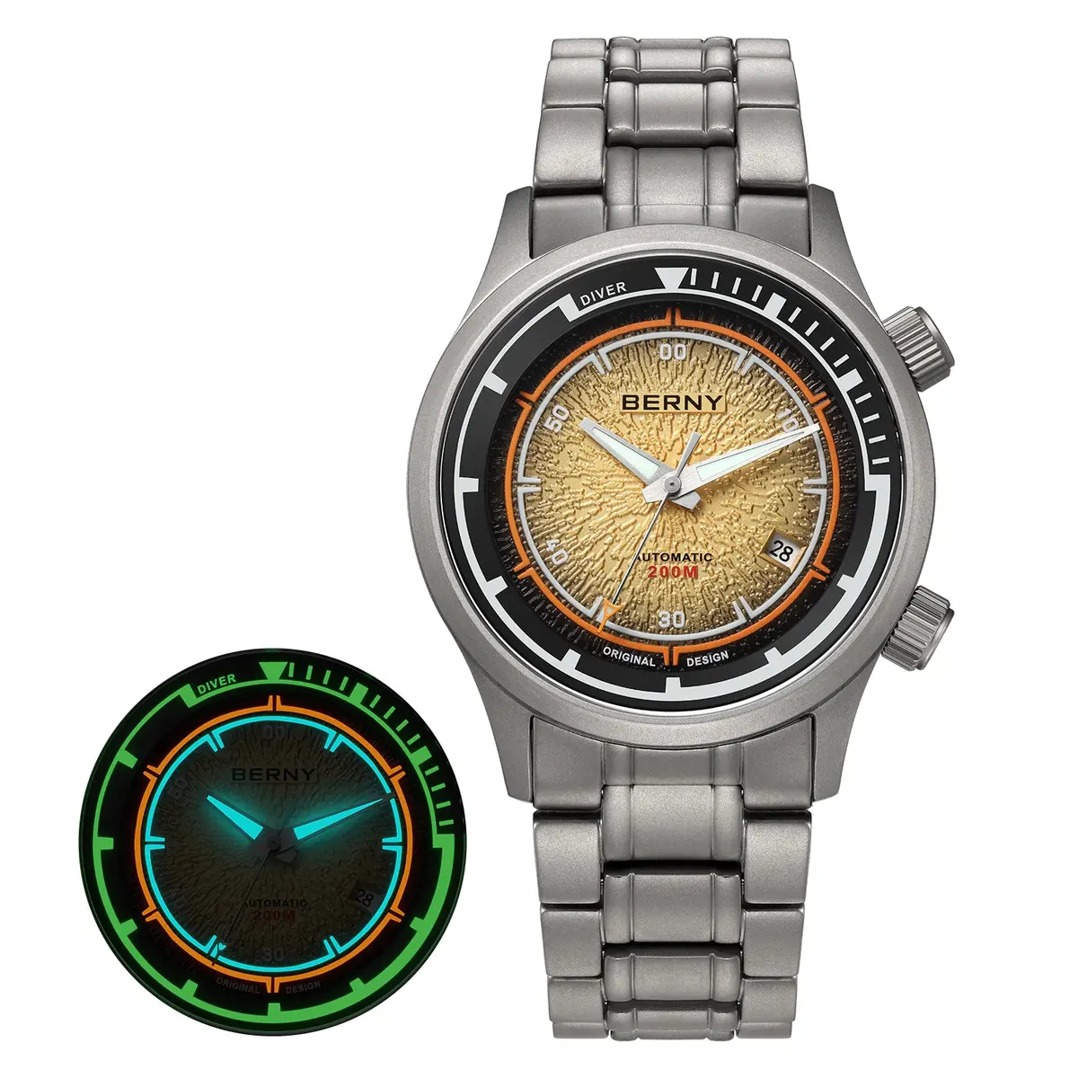 Montre Berny AMT159MS Automatique – Orange