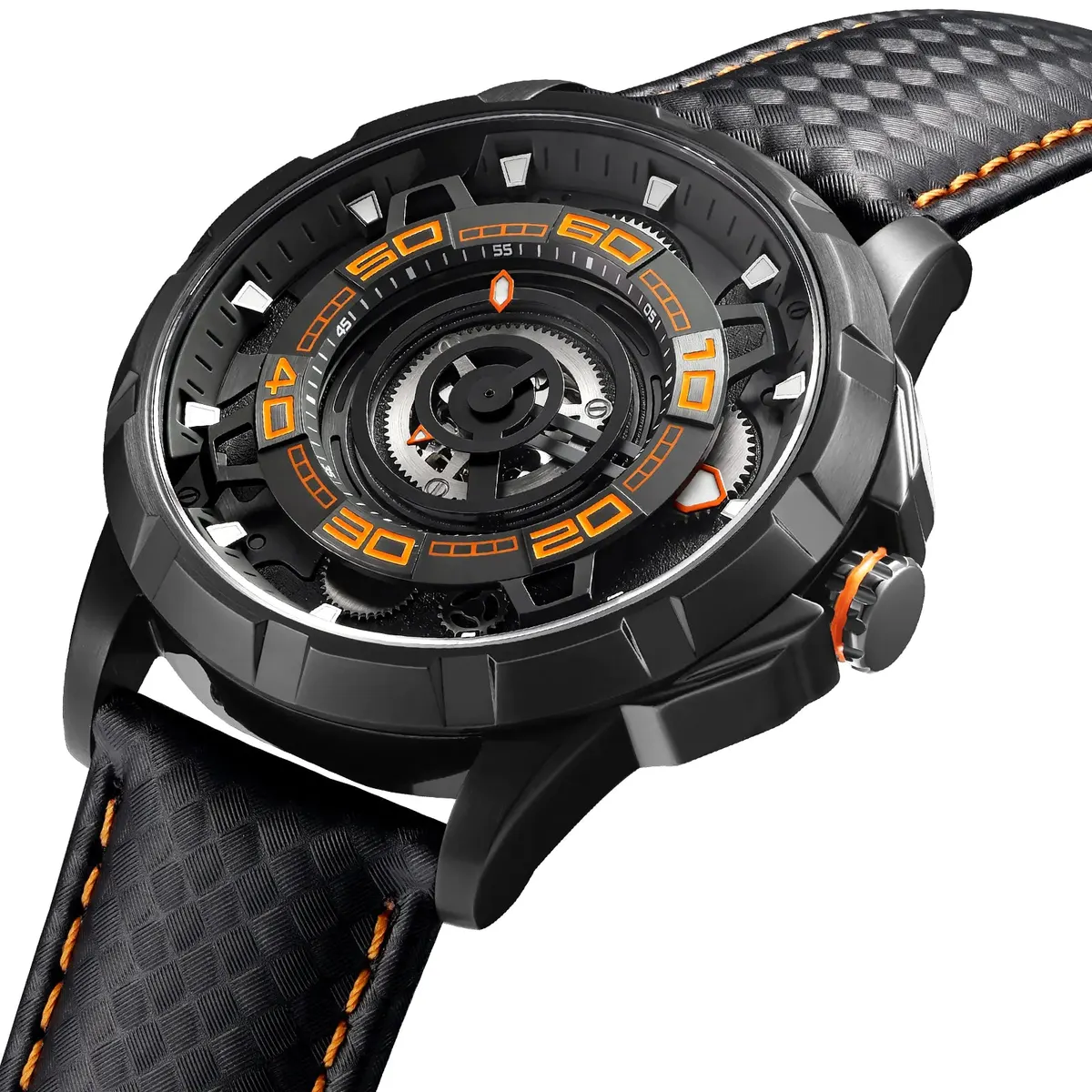 Montre Berny AM198M-BLK – Orange