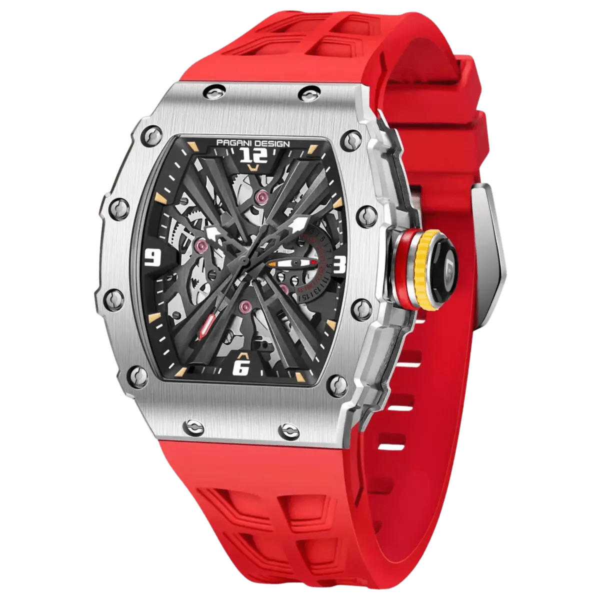 Montre Pagani Design PD-1738 Quartz 42 mm – Rouge