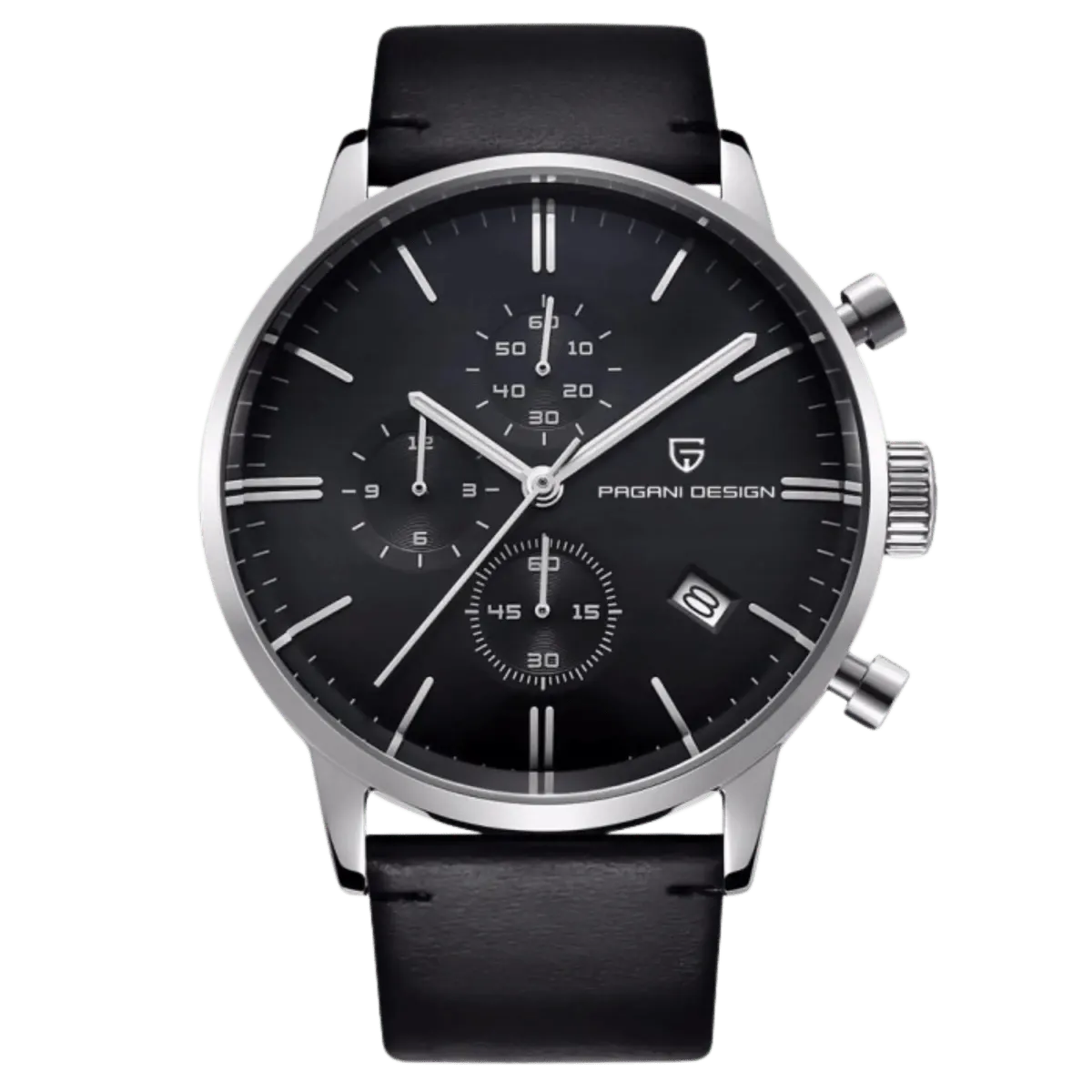 Montre Pagani Design PD-2720K Méca-quartz 42 mm – Noir / Cuir