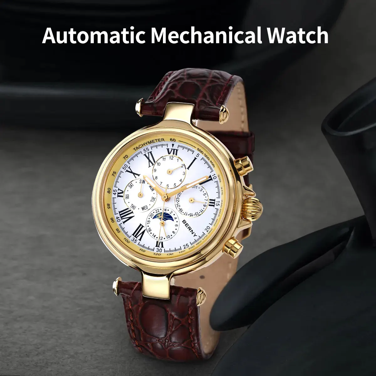 Montre Berny AM7042M – Or
