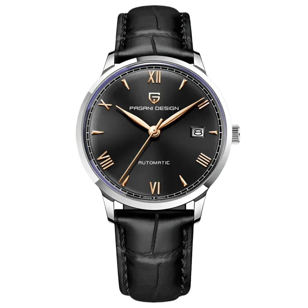 Montre Pagani Design PD-1759 Automatique 40 mm – Noir / Cuir