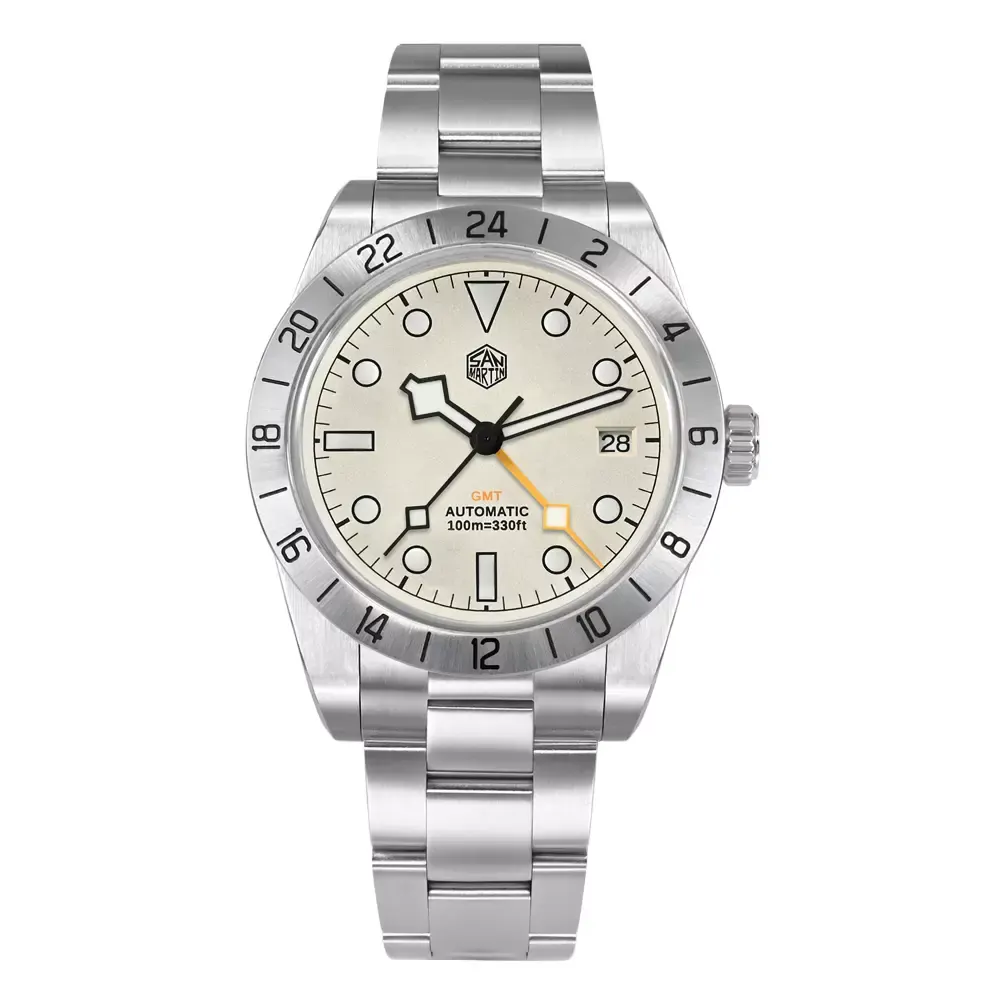 Montre San Martin SN0054-G – Blanc mat