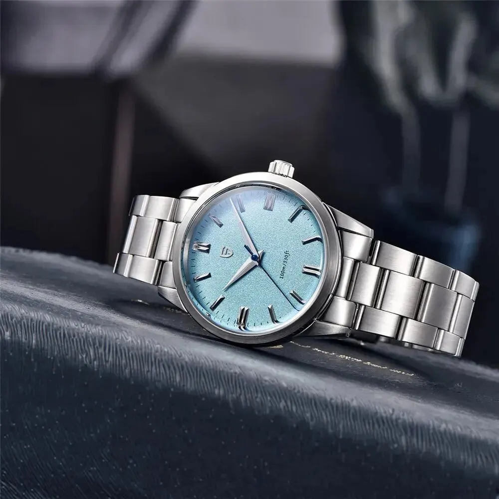 Montre Pagani Design Quartz 38 mm – Bleu ciel