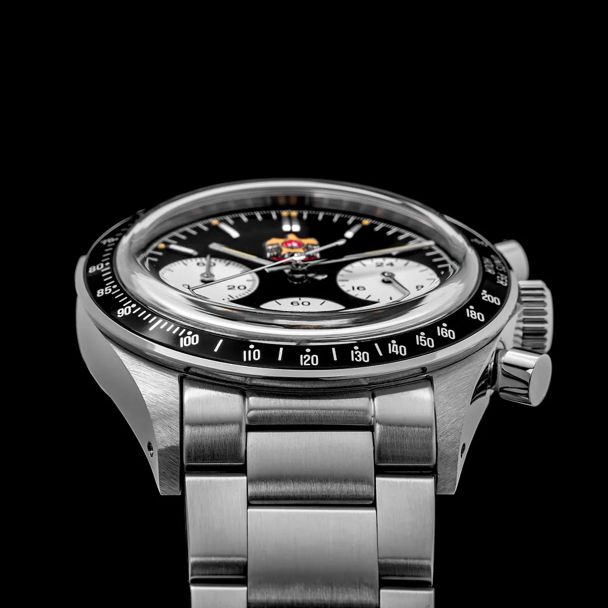 Montre Thorn T010 Méca-quartz 37 mm – Cadran blanc · Lunette noire
