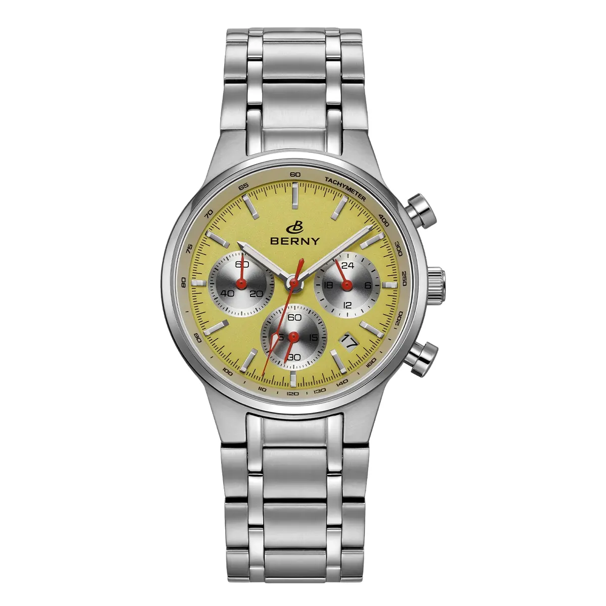 Montre Berny Quartz – Jaune