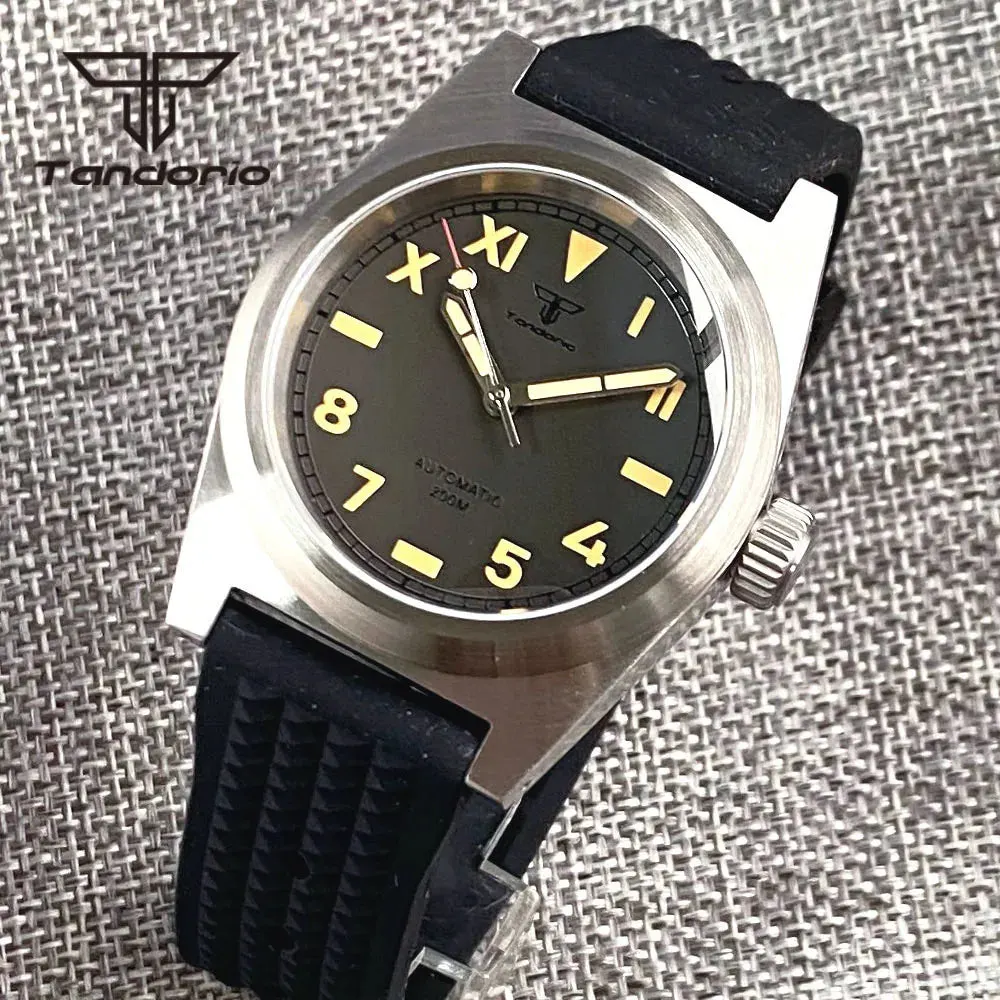 Montre Tandorio TD108B Automatique 38 mm – Gris · Caoutchouc