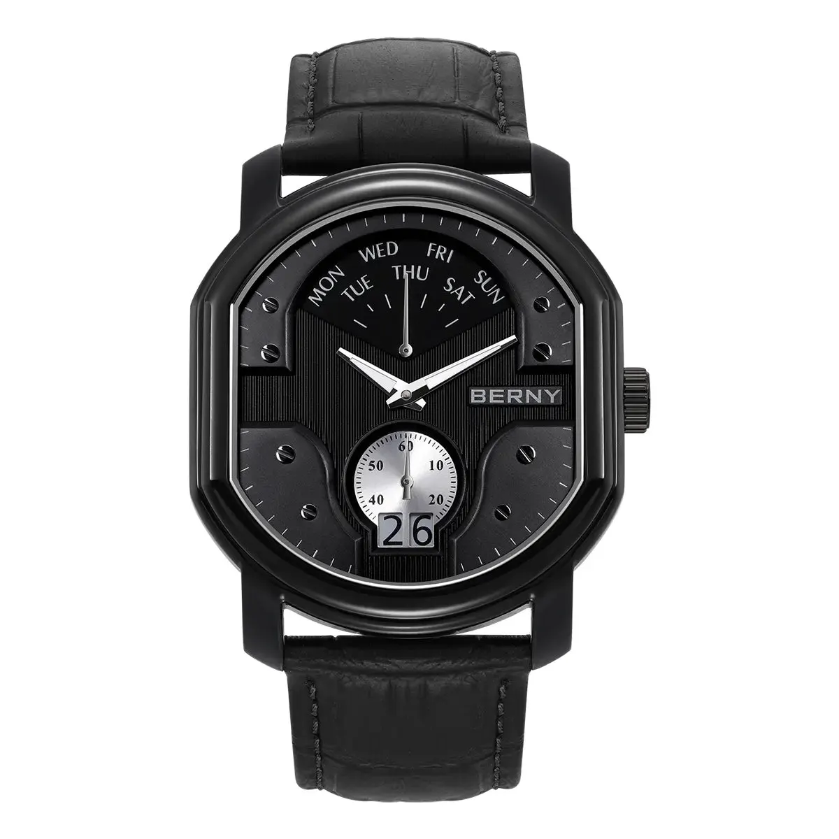 Montre Berny Quartz – Réf. 2707M-BLK