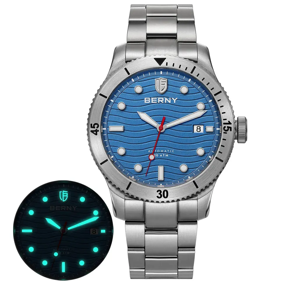 Montre Berny AM134M Automatique – Bleu