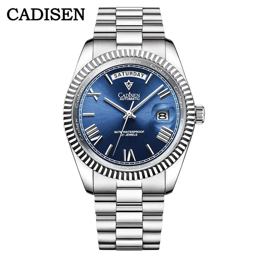 Montre Cadisen C8185 Automatique 40 mm – Bleu