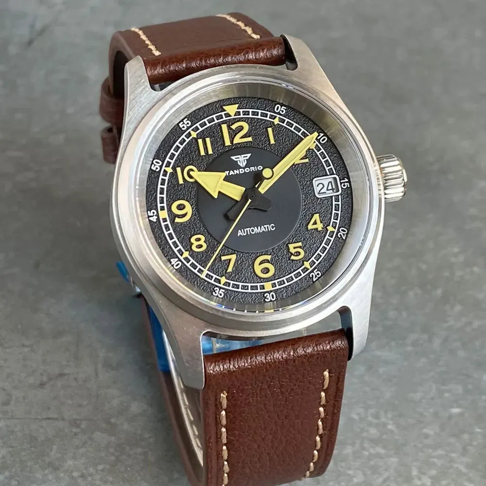 Montre Tandorio TD191 – Noir · Cuir