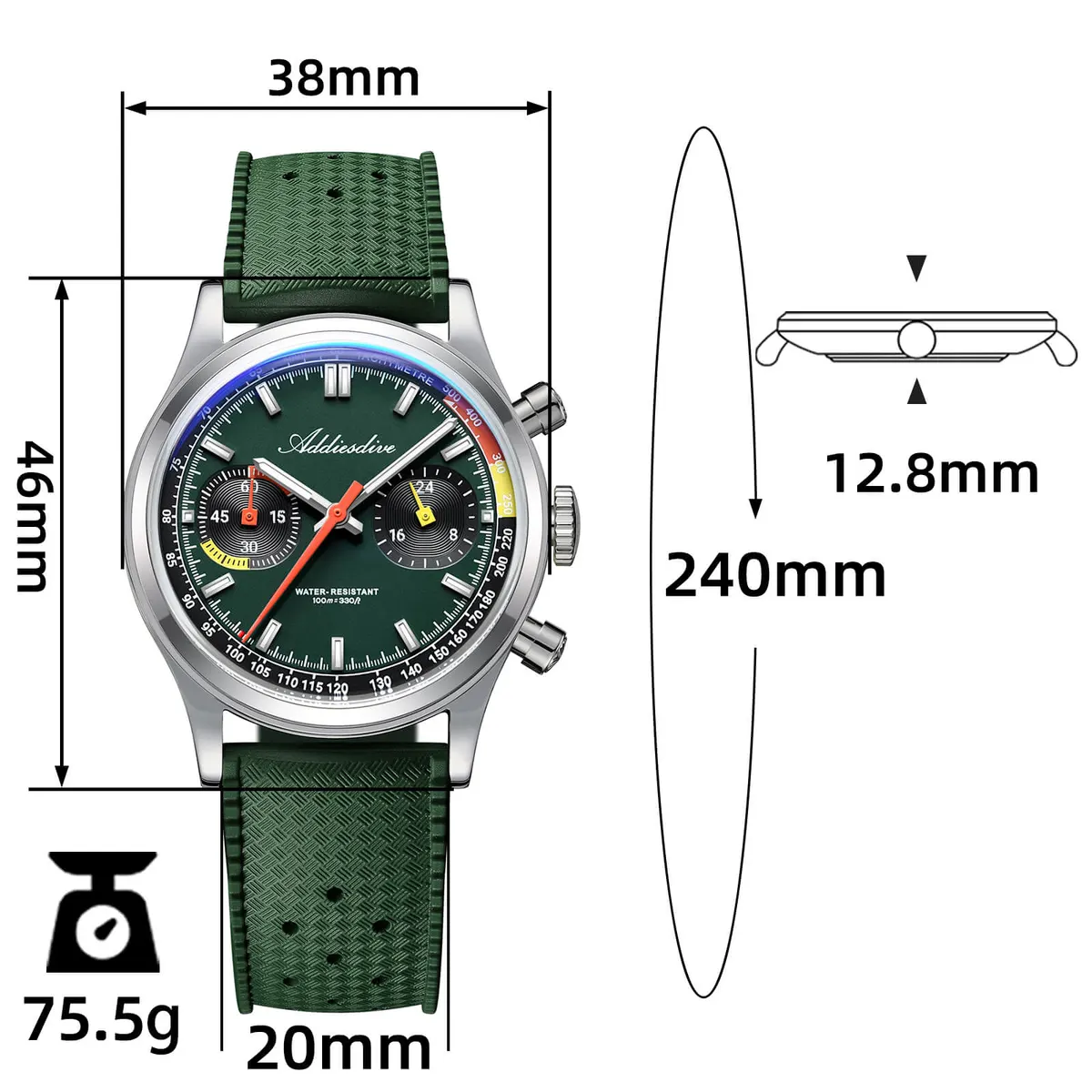Montre Addiesdive AD2529 – VK64
