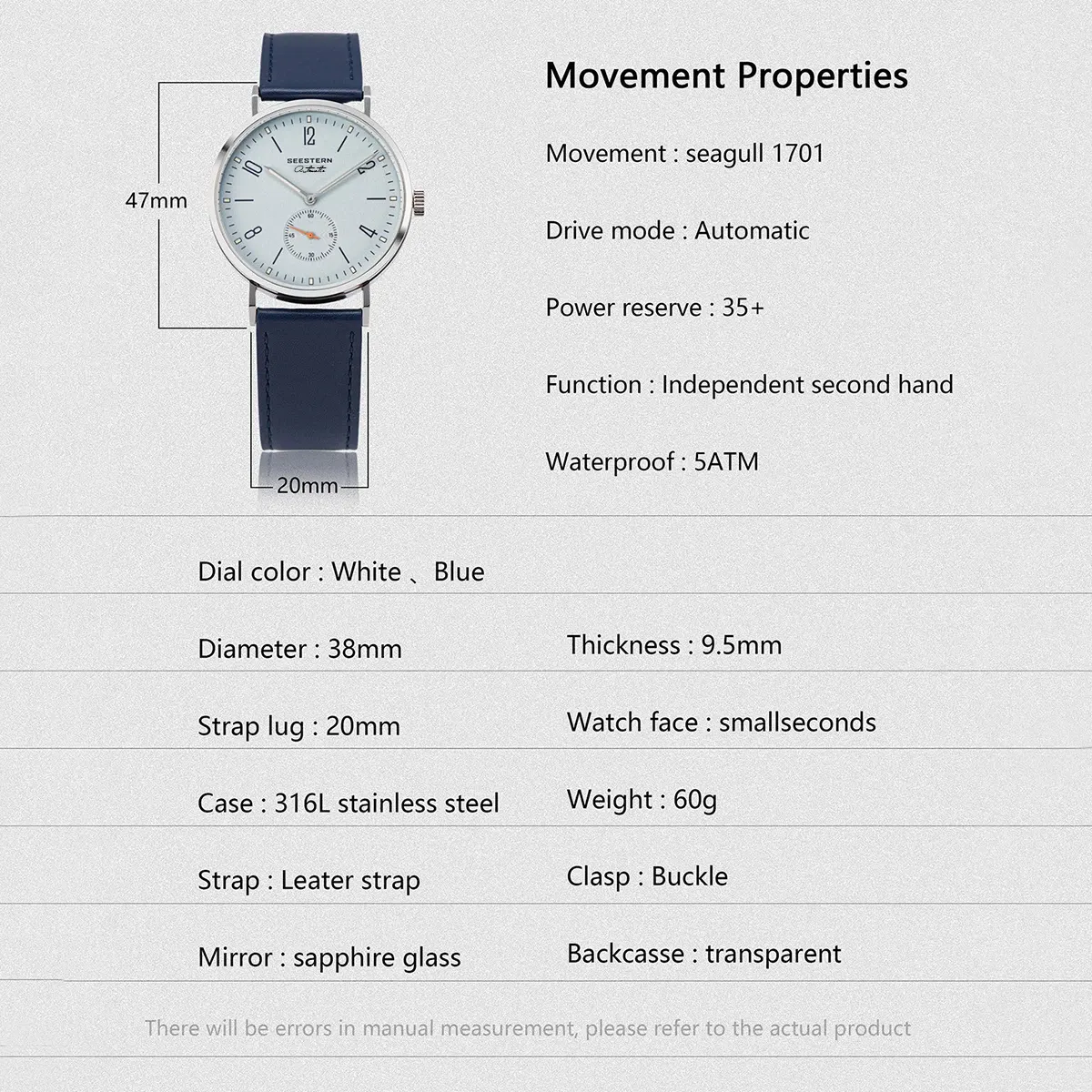 Montre Seestern Automatique – Version 1