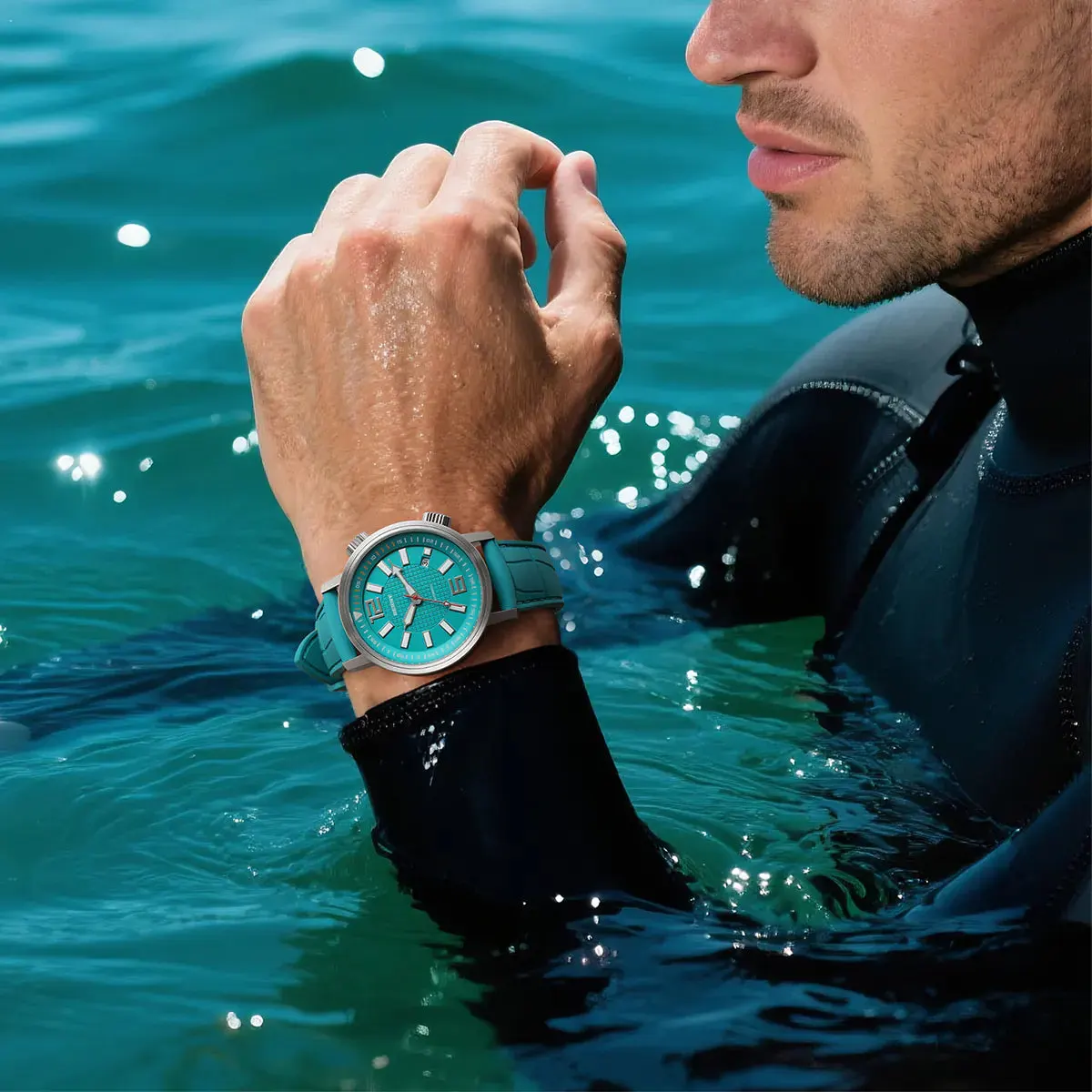 Montre Berny AM181M – Vert / Vert