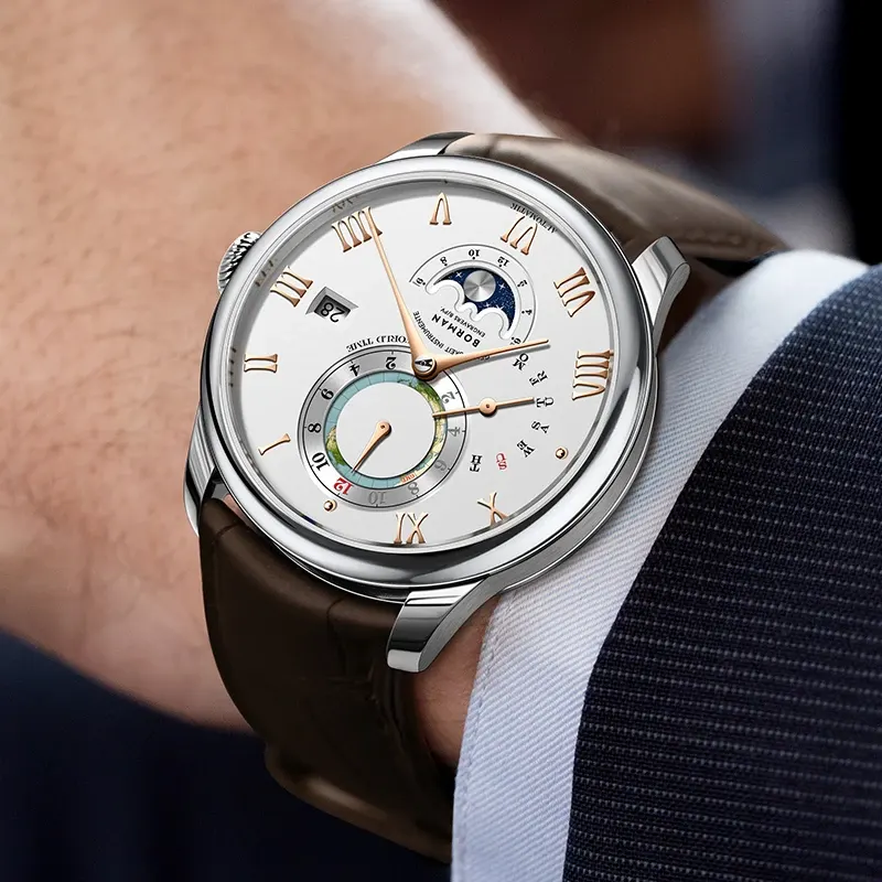 Montre Borman Automatique 40 mm – Argent