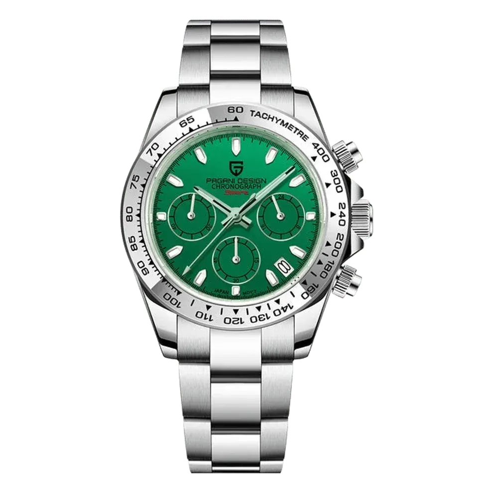 Montre Pagani Design PD-1727 Méca-quartz 40 mm – Vert