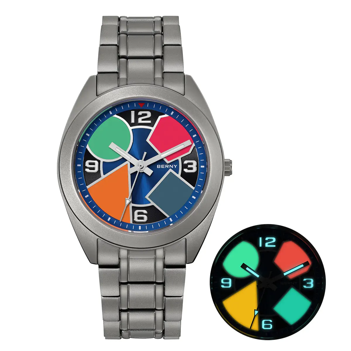 Montre Berny T2570MS Quartz – Bleu