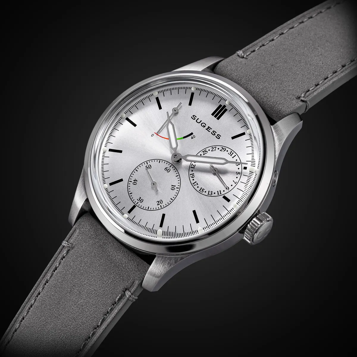 Montre Sugess S458 – Cadran argent