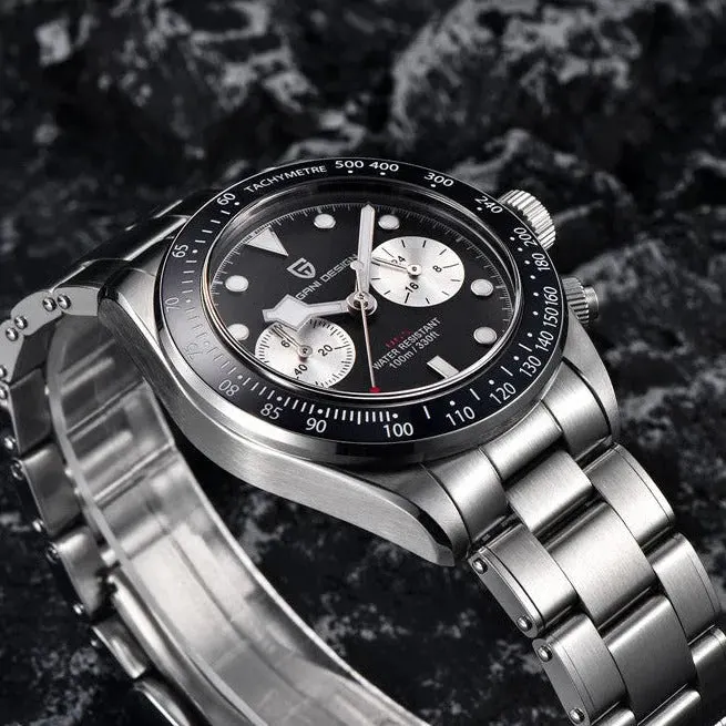 Montre Pagani Design Méca-quartz 39,5 mm – Noir / Bracelet Oyster