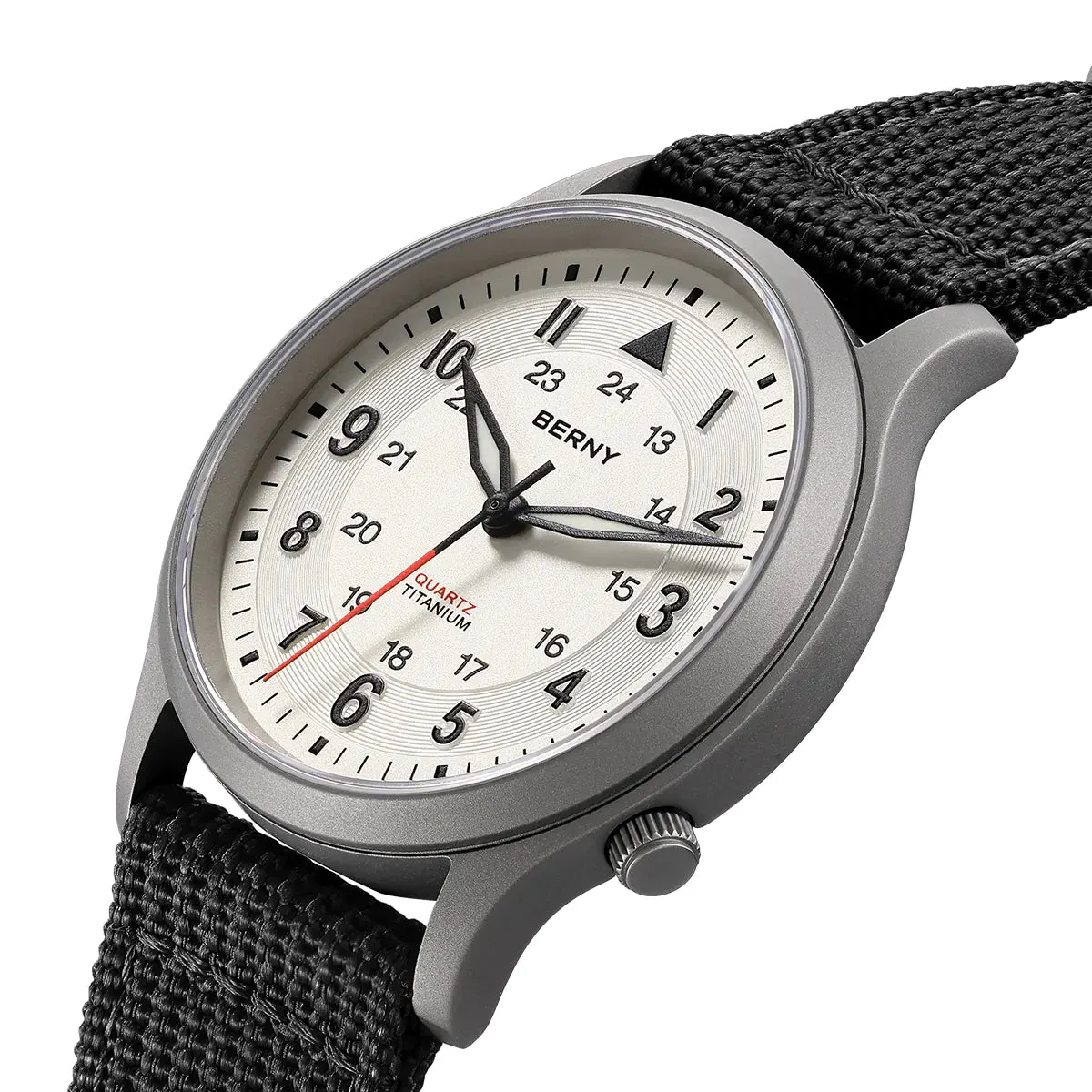 Montre Berny T2596M Quartz – Blanc