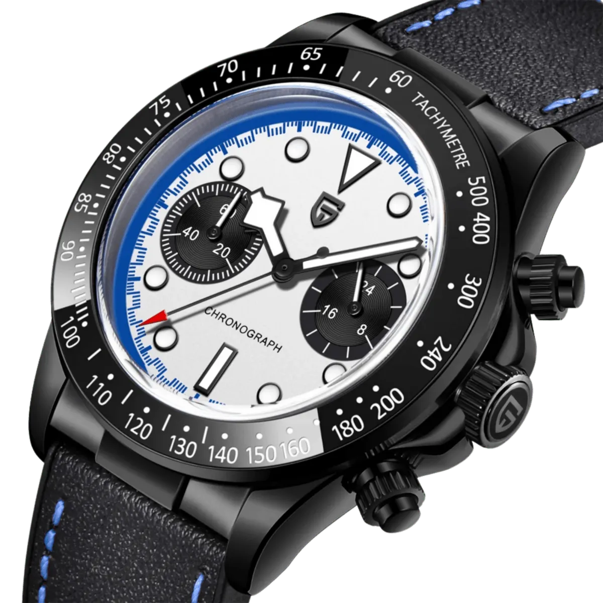 Montre Pagani Design Méca-quartz 39,5 mm – Bleu