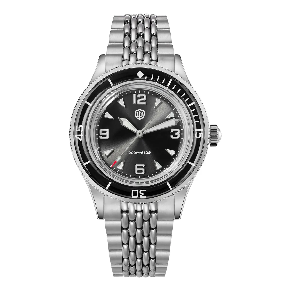 Montre Watchdives WD50Q Quartz 38 mm – Verre saphir