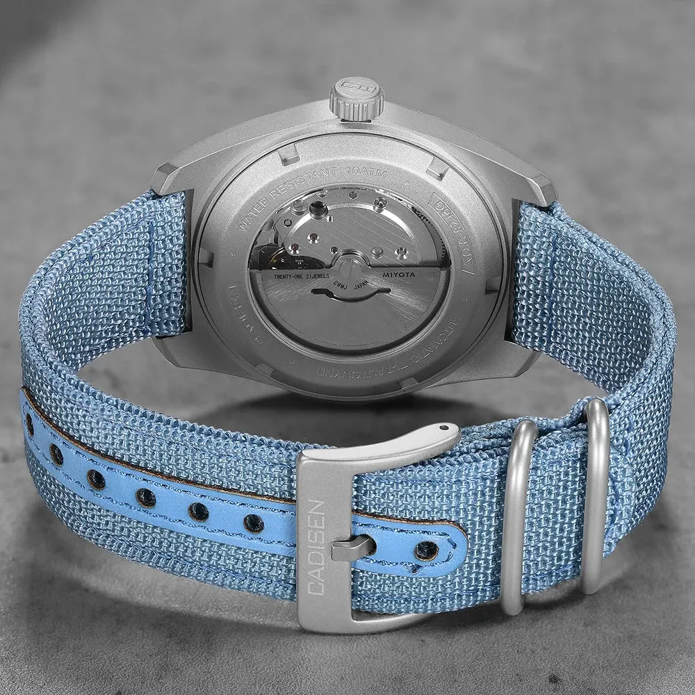 Montre Cadisen Automatique 40 mm – Bleu