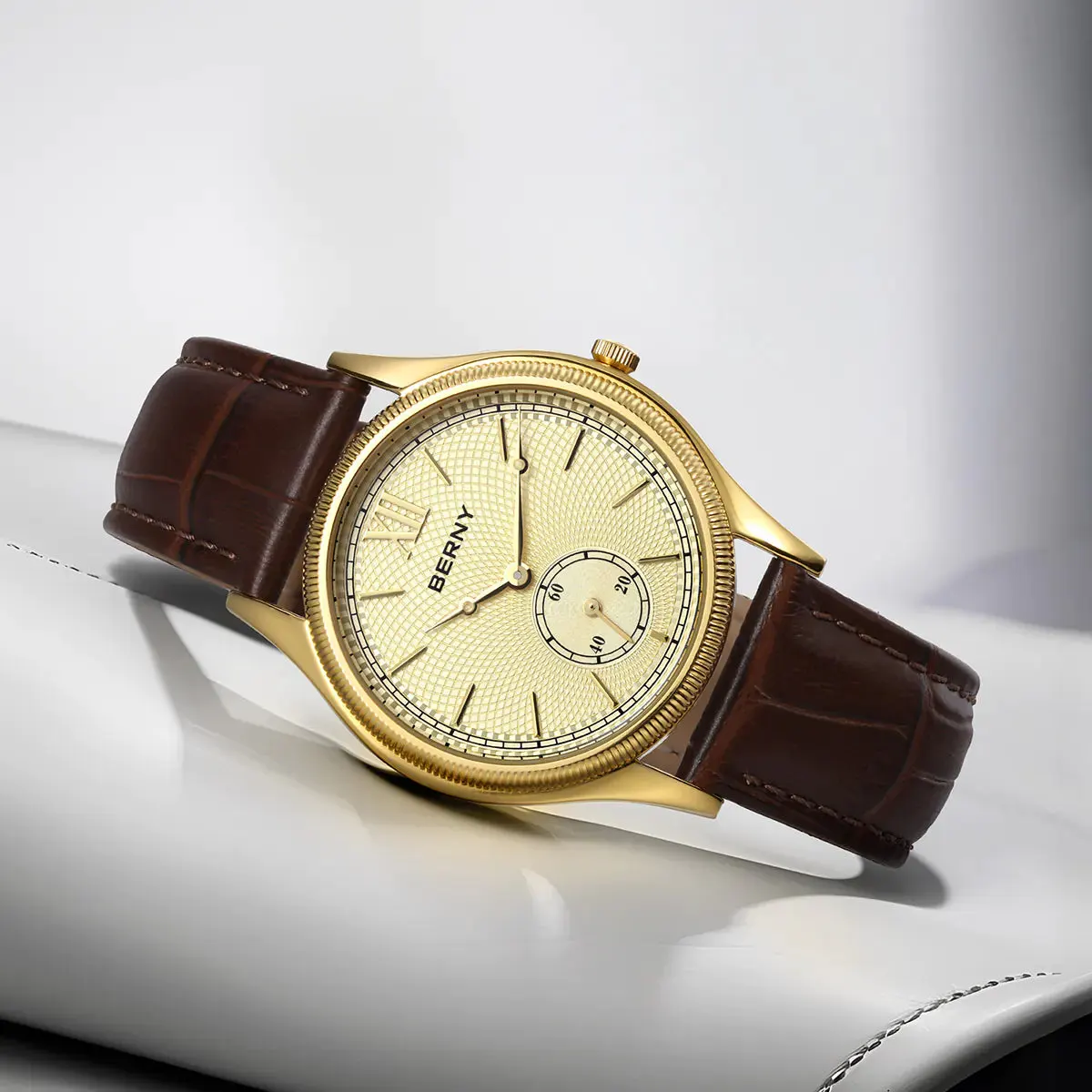 Montre Berny Quartz – Jaune