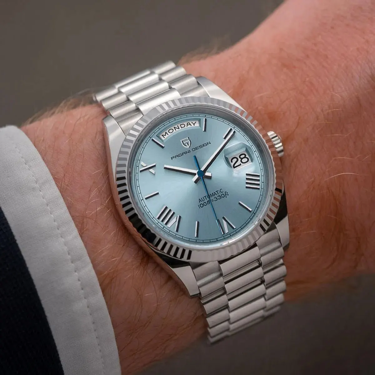 Montre Pagani Design PD-1752 Automatique 36 mm – Bleu ciel