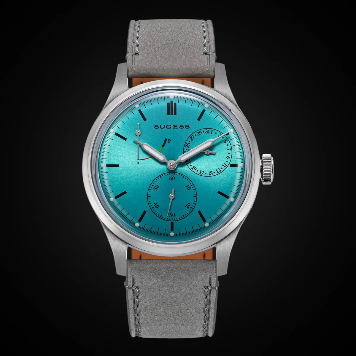 Montre Sugess S458 – Cadran bleu clair