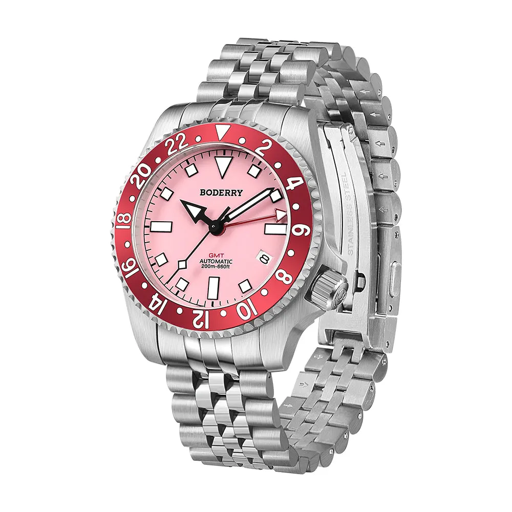 Montre Boderry Automatique 40 mm – Rose