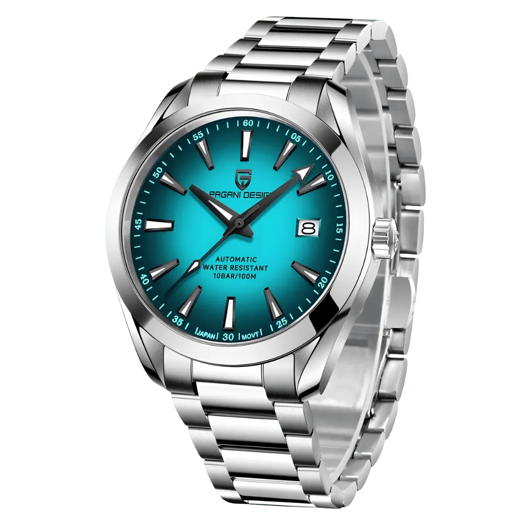 Montre Pagani Design PD-1688 Automatique 40 mm – Bleu ciel / Bracelet Oyster