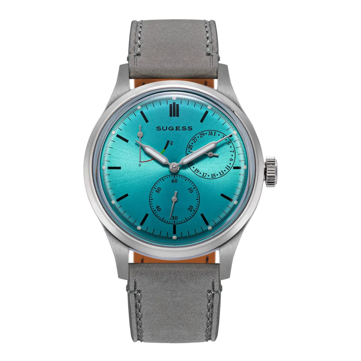 Montre Sugess S458 Automatique 40 mm – Cadran bleu clair