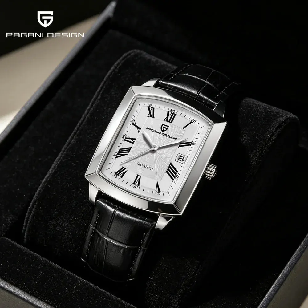 Montre Pagani Design Quartz 33 mm – Blanc marron