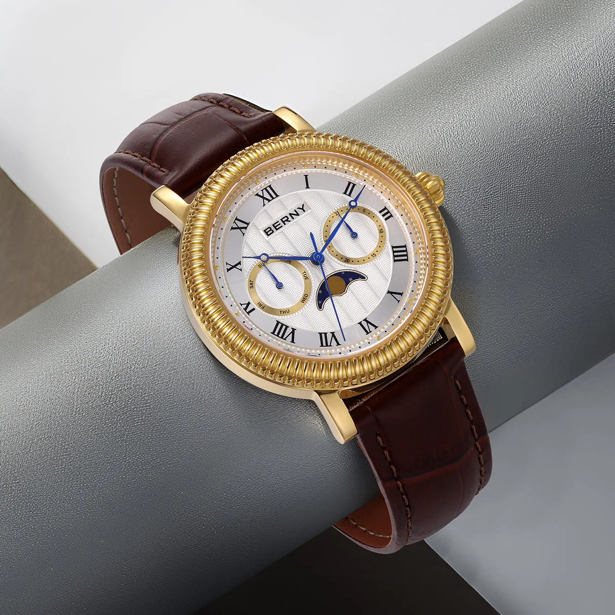 Montre Berny Quartz – Or / Noir