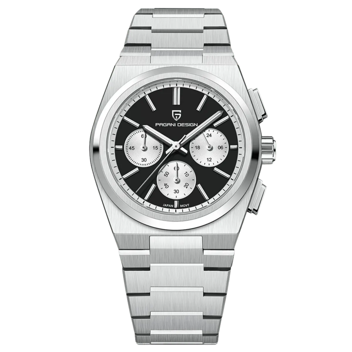Montre Pagani Design PD-1761 Méca-quartz 40 mm – Noir