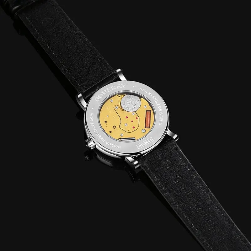 Montre Boderry Quartz 40 mm – Cadran noir