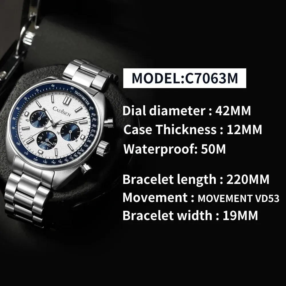 Montre Cadisen C7063 – Blanc
