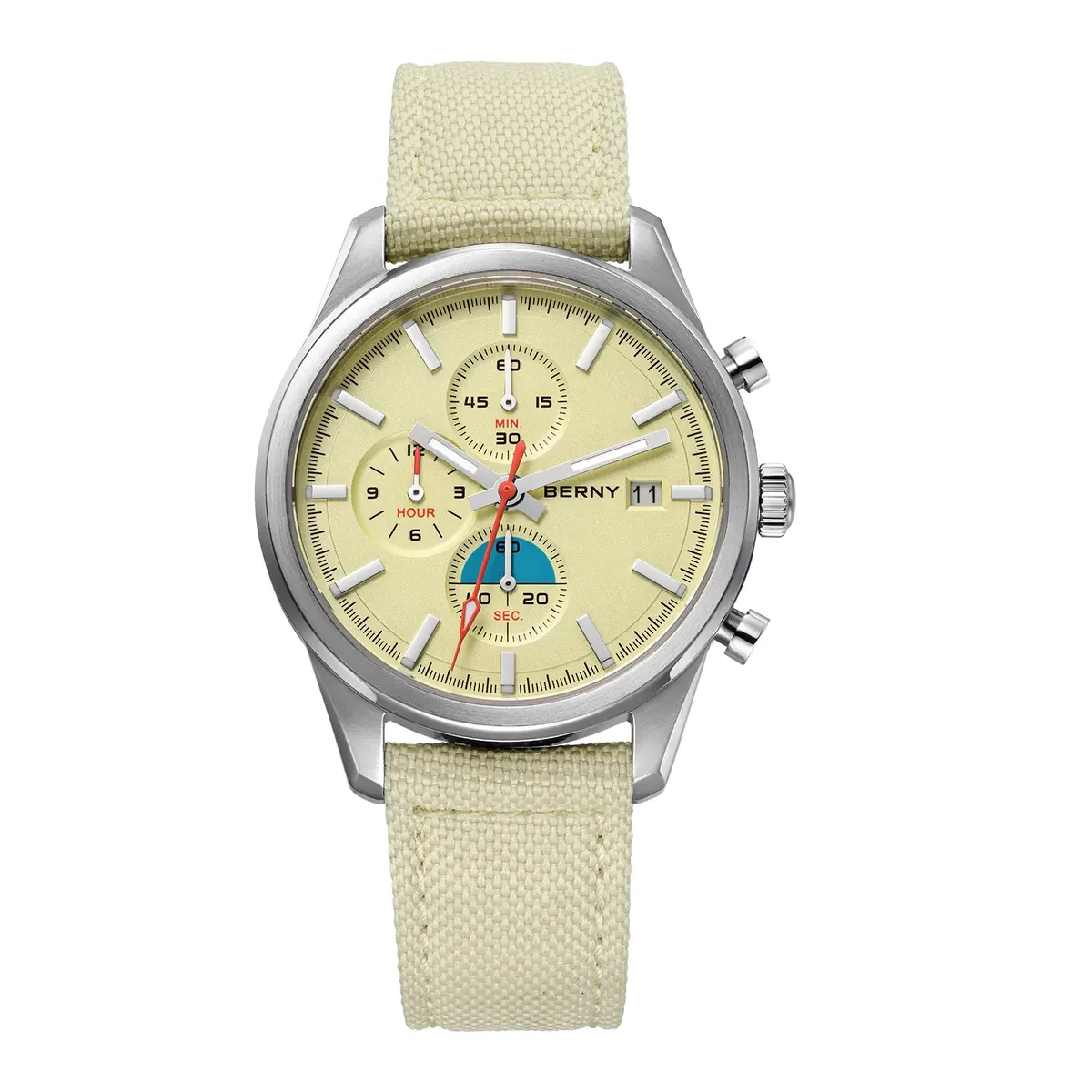 Montre Berny Quartz – Crème / Crème