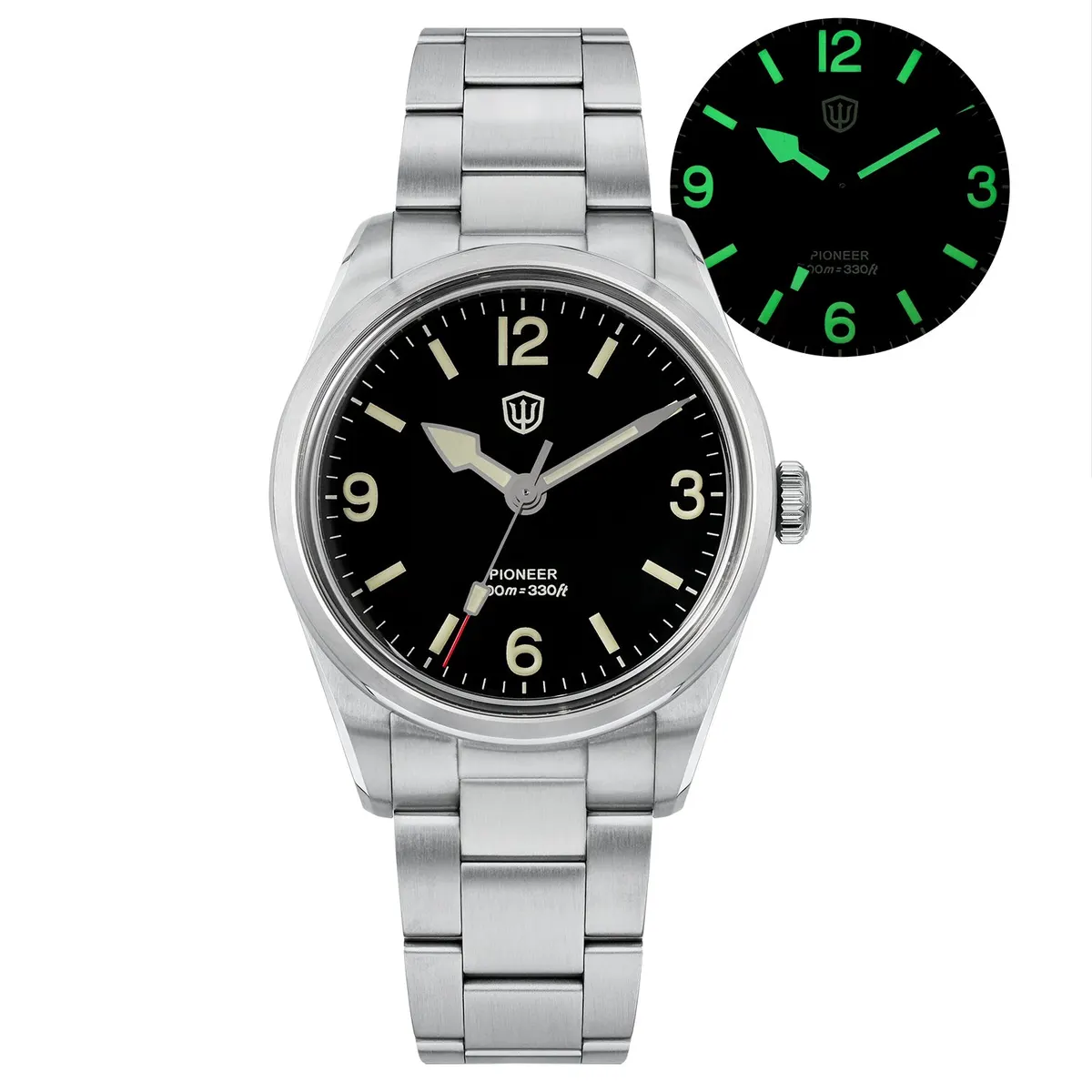 Montre Watchdives WD1960S Quartz 36,5 mm – Verre saphir