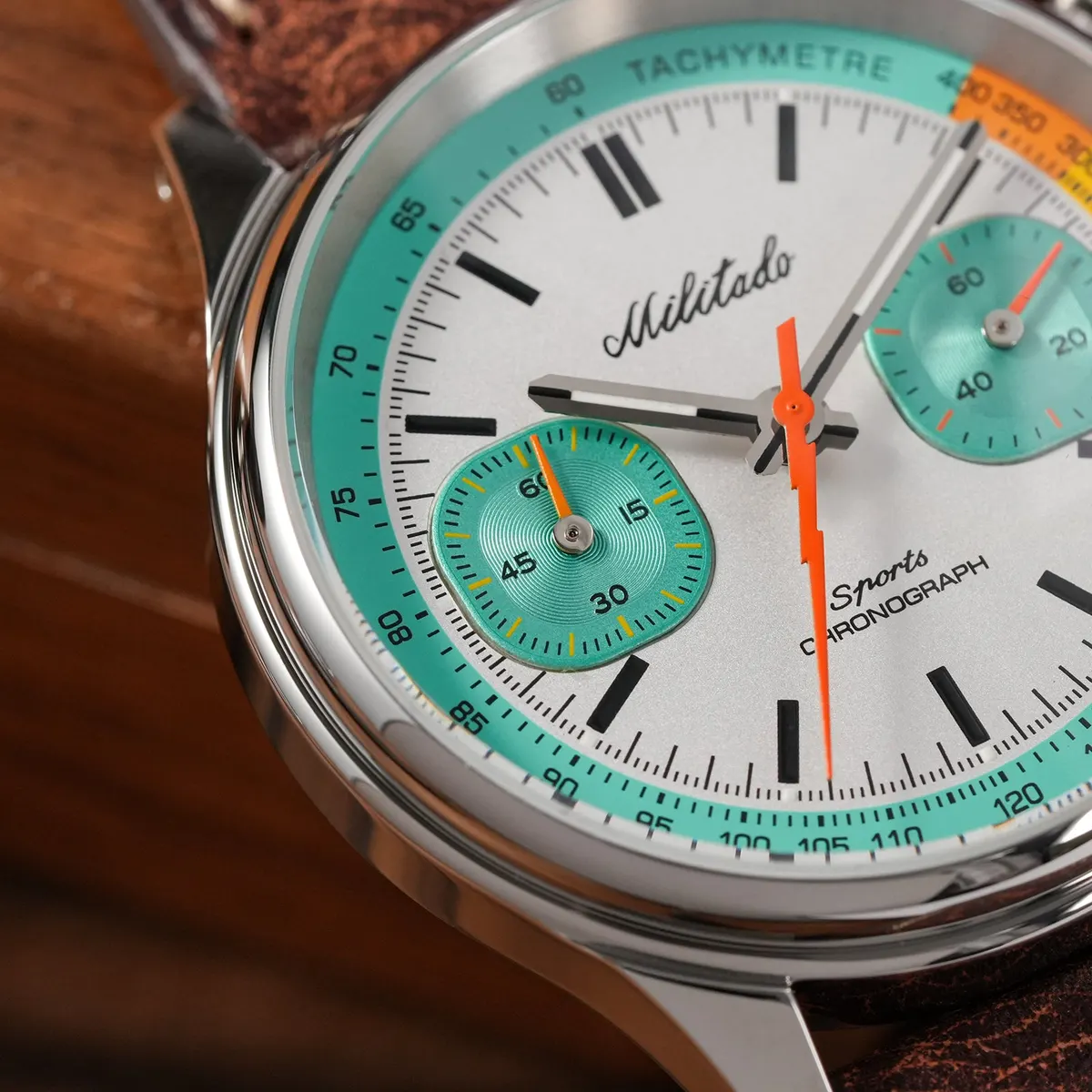 Montre Militado ML23 Quartz 40 mm – Crème · Noir