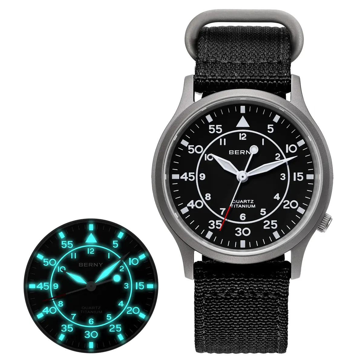 Montre Berny T2566M Quartz – Noir