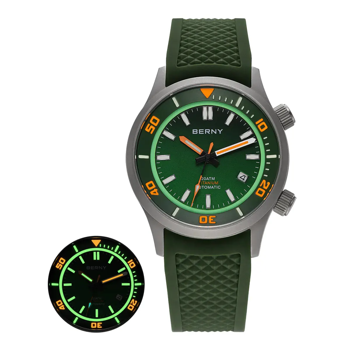 Montre Berny AMT149M Automatique – Vert