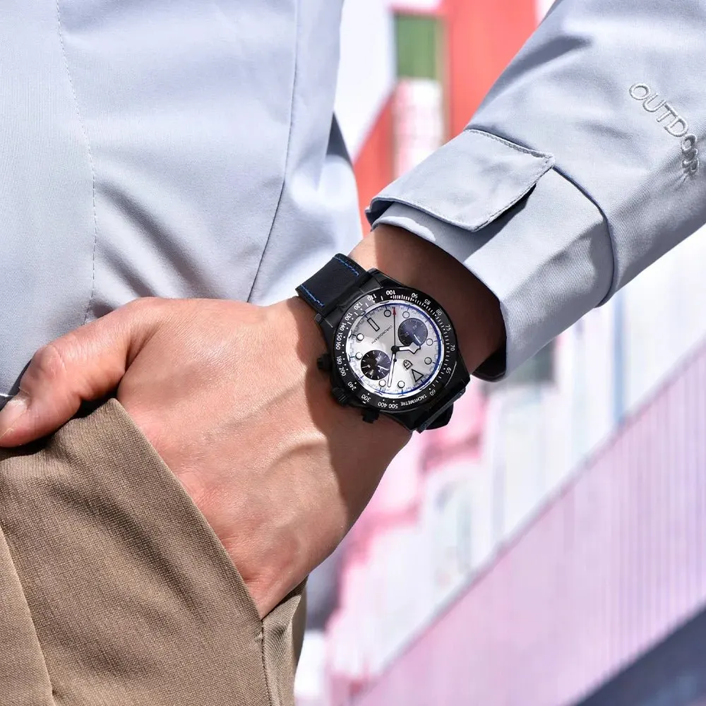 Montre Pagani Design Méca-quartz 39,5 mm – Bleu