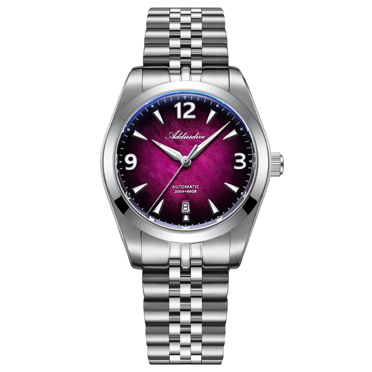 Montre Addiesdive AD2560 Automatique 39 mm – Violet