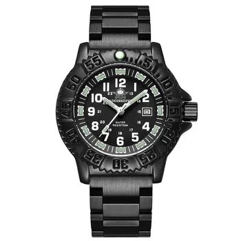 Montre Addiesdive Quartz 51 mm – Bracelet noir acier