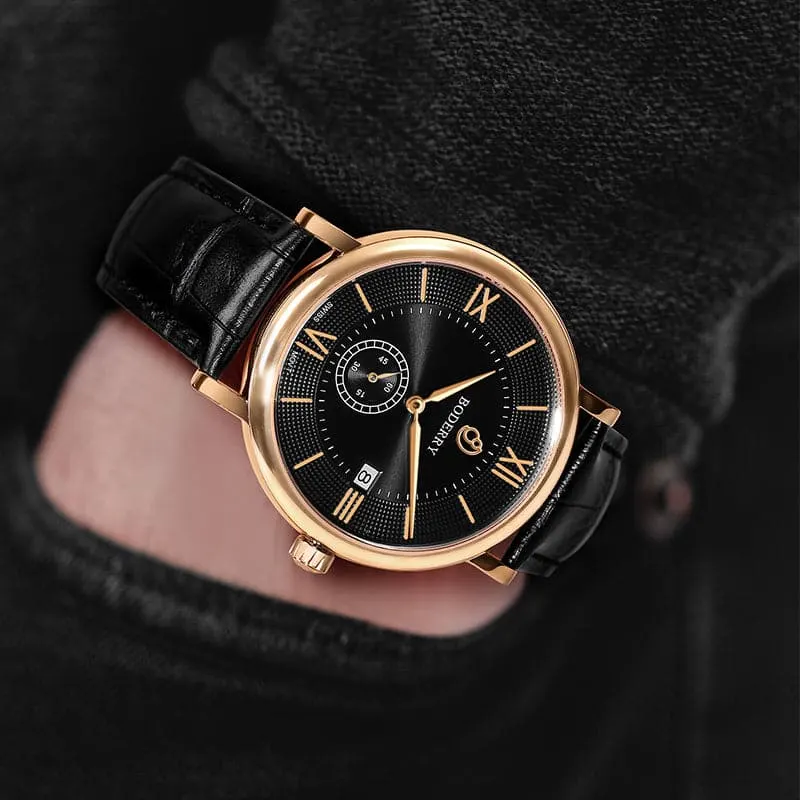 Montre Boderry Quartz 40 mm – Foncé