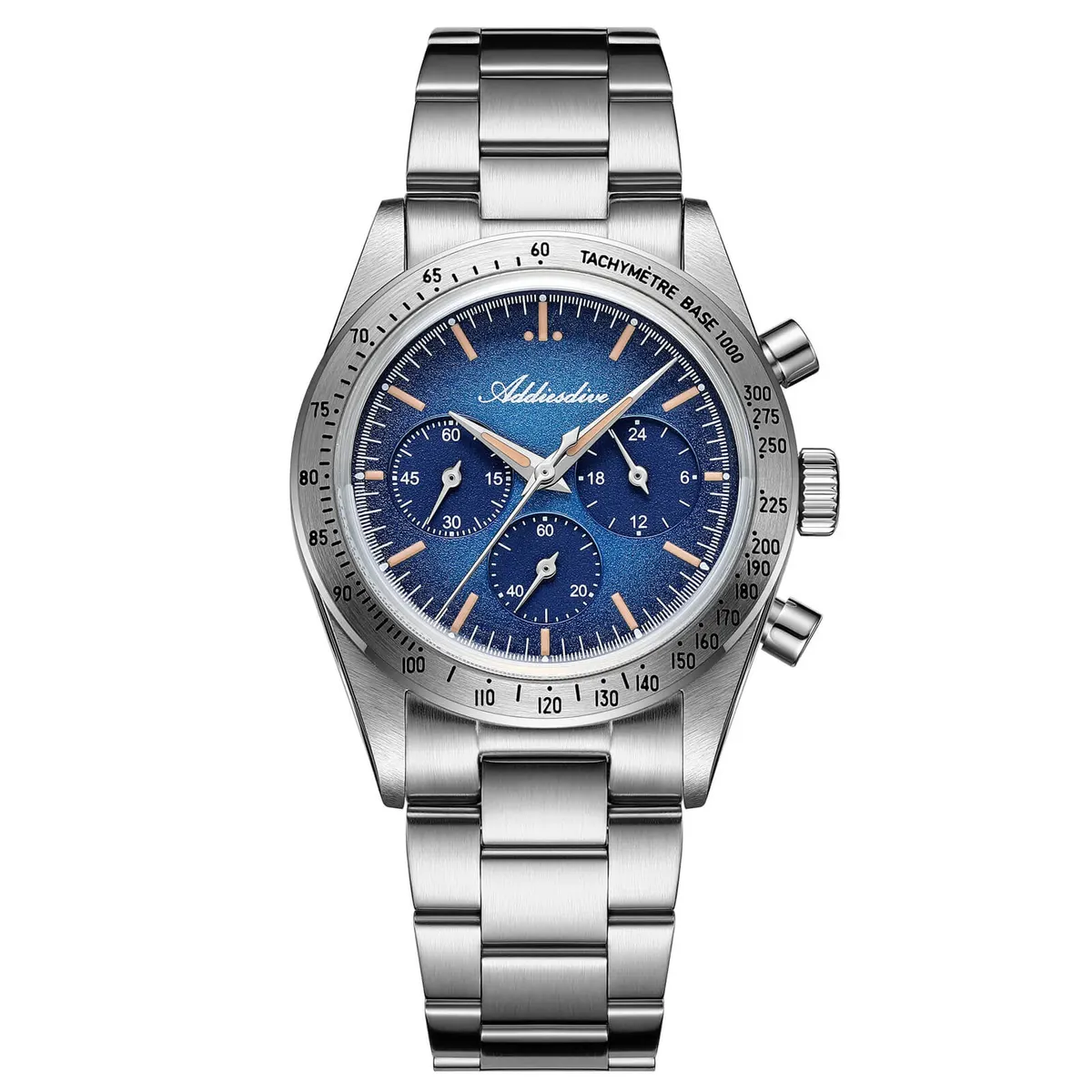 Montre Addiesdive AD2552 Quartz 37 mm – Bleu